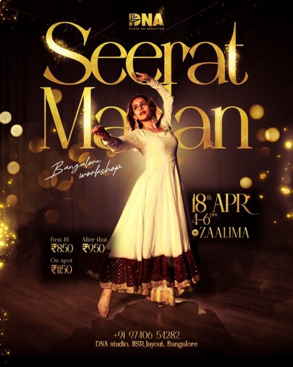 Dance Workshop on Zaalima by Seerat Madan